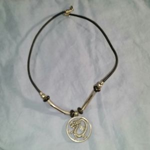 Vintage Panama Jack brand dragon choker / necklace